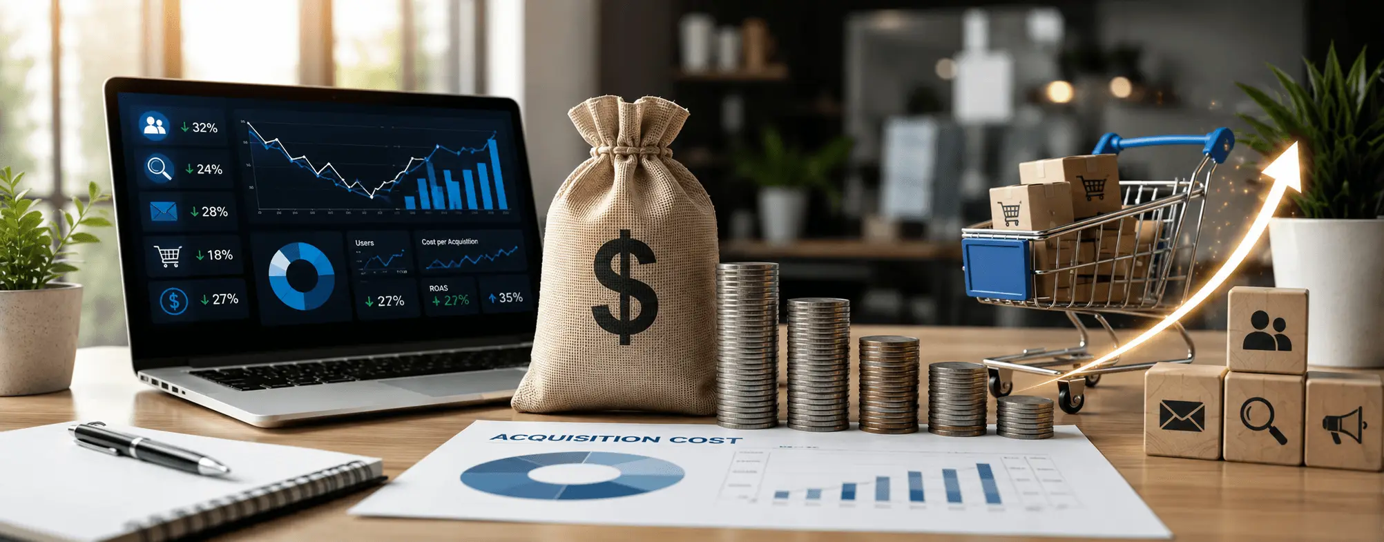 Strategies that lower customer acquisition cost across the funnel